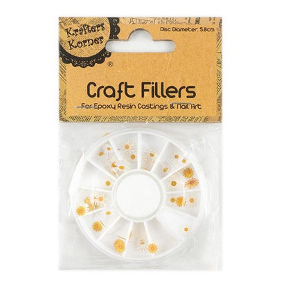 Craft Fillers, Flowers, 3 Asstd Colours