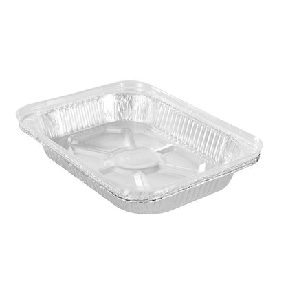 L&L Foil Tray w/ Lid, Xlarge, 2pk