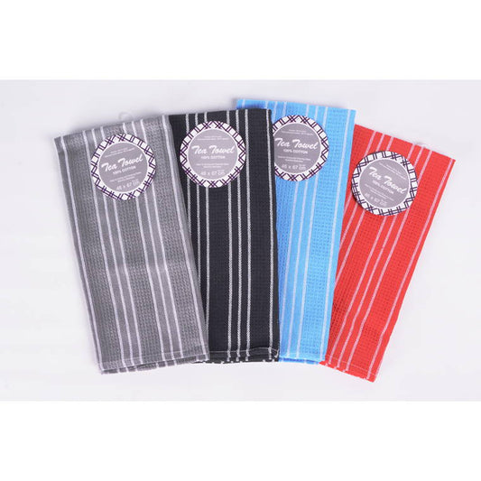 Tea Towel Stripes 100% Cotton