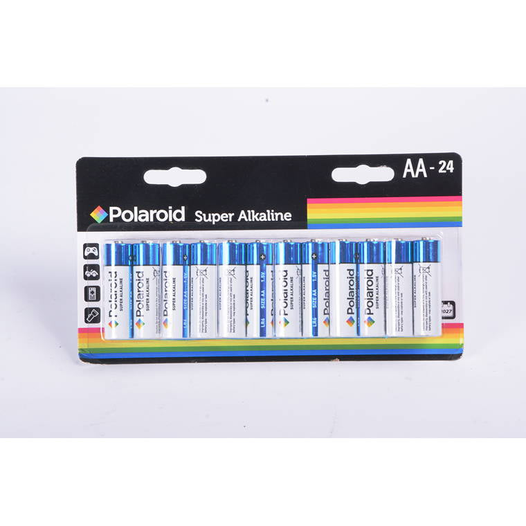 Polaroid Battery, AA, 24pk, Alkaline