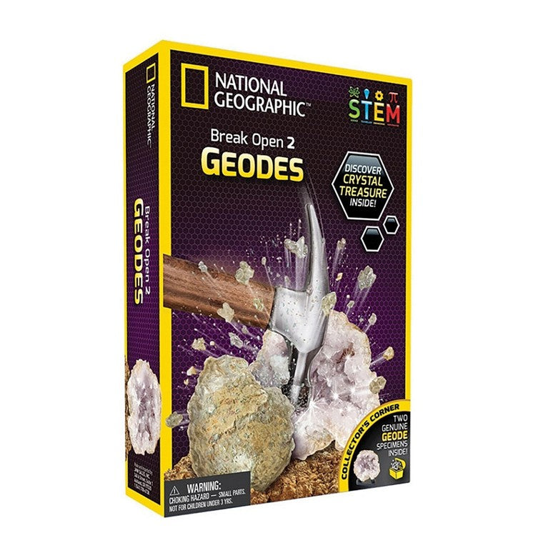 Break Open 2 Real Geodes