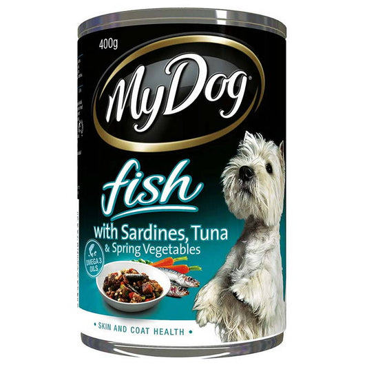 My Dog Fish Sardine and Tuna with Spring Vegetables, 400gm