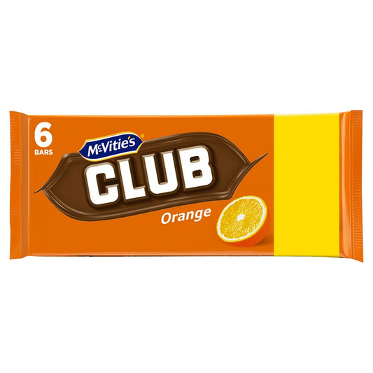 McVitie's Club Biscuits, Orange,  6pk