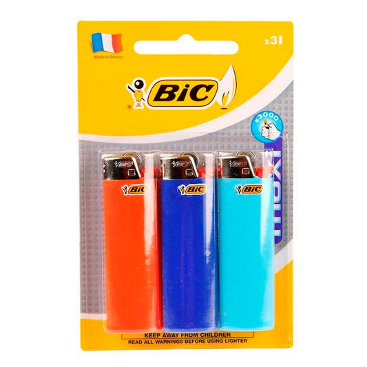 Bic Maxi Lighter, 3pk