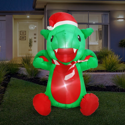 Xmas Inflatable Cute Dragon, 1.2m