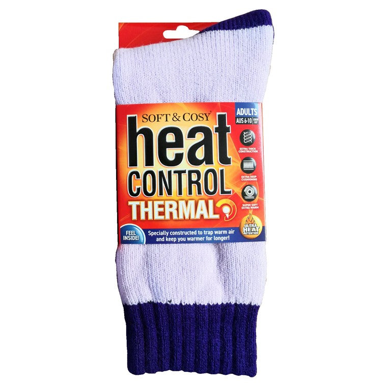 Ladies Premium Heat Control Socks Purple