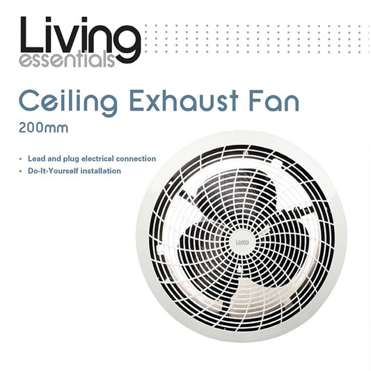 Ceiling Exhaust Fan, 200mm