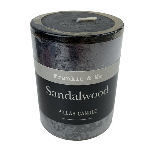 F&M Pillar Candle, Sandalwood