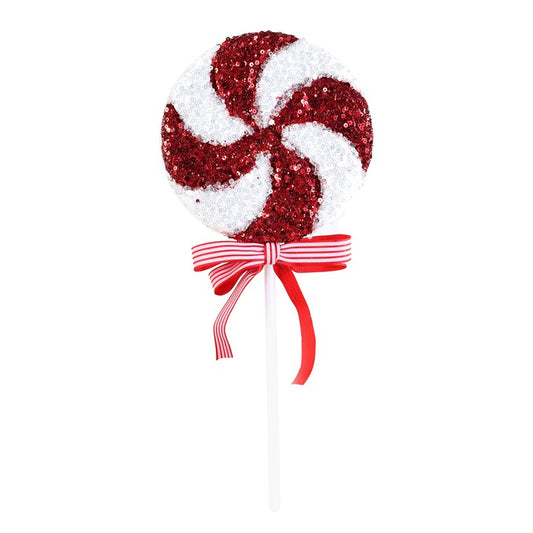 Sequins Spiral Lollipop, Asstd