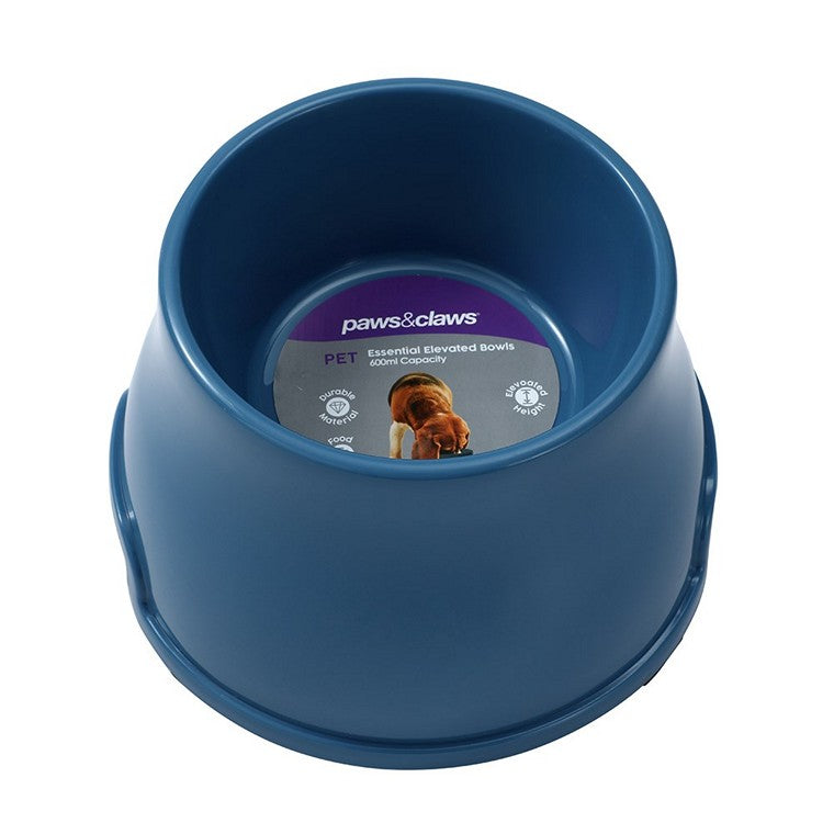 Pet Essentials Elevated Bowl, Medium, 3 Asstd Colours