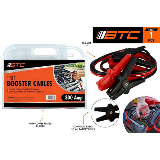 Car Booster Cable 300Amp Colour coded