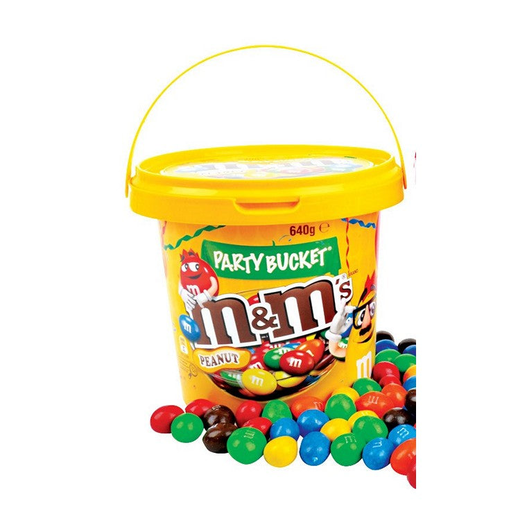 M&Ms Peanut Chocolate Mega Bucket, 575gm