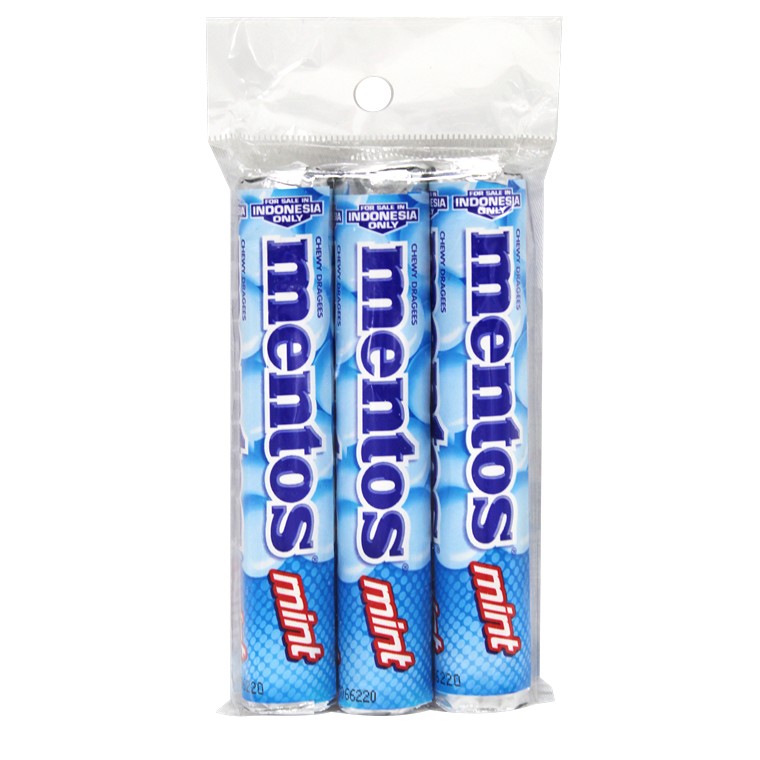 Mentos, Mint, 3pk