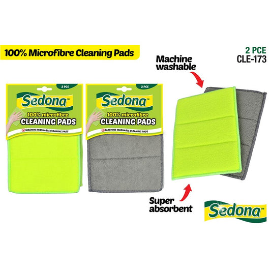 Sedona Microfiber Cleaning Pads, 2pk