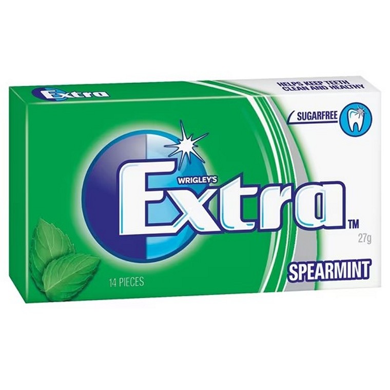 Extra Spearmint Sugar Free Chewing Gum, 27g