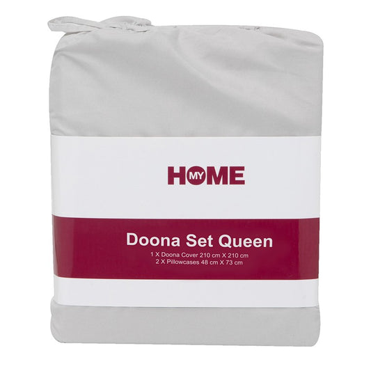 My Home Microfibre Doona Set, Queen, Lunar