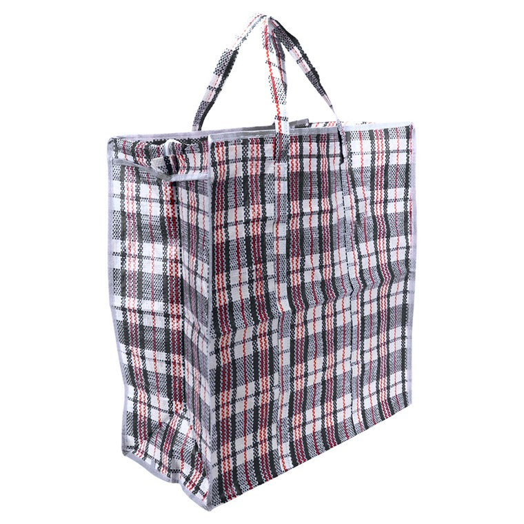 Striped Shopping Bag, 49 x 53 x 25cm