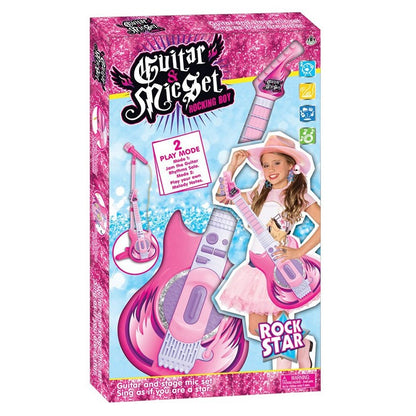 Guitar and Microphone Playset w/ Light & Sound, Asstd