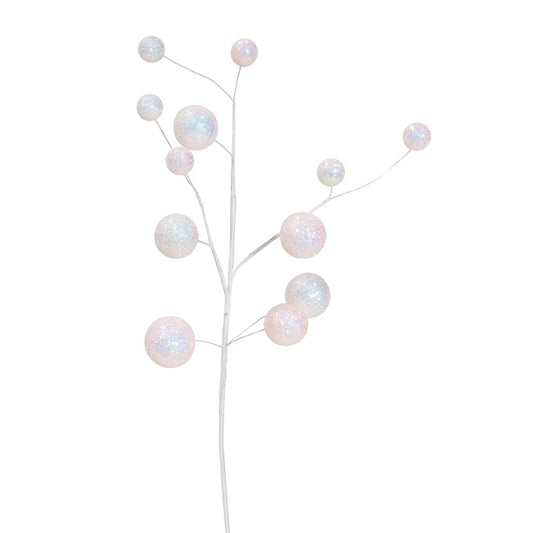 Iridescent Pastel Bauble, 56cm, Asstd