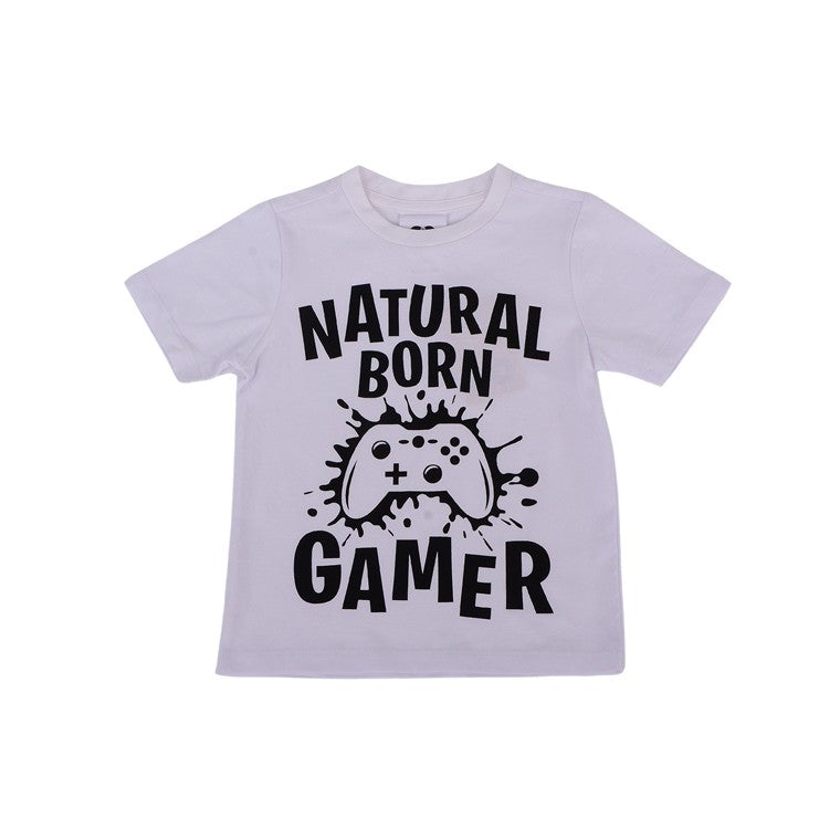 Gamer Print Tee, Size 5