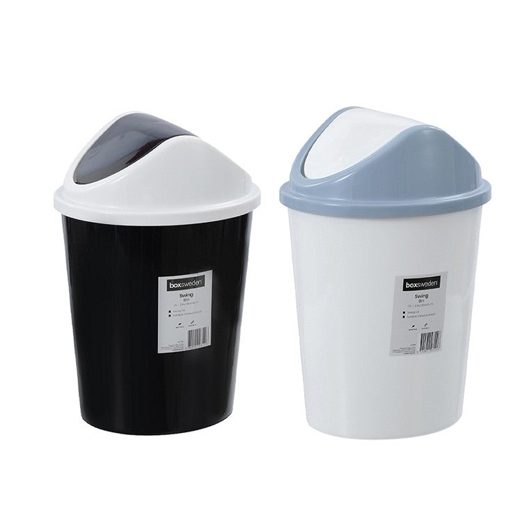 Swing Bin,11L, 2 Asstd Colours