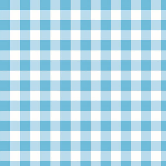 Napkins, Gingham Blue, 20pk