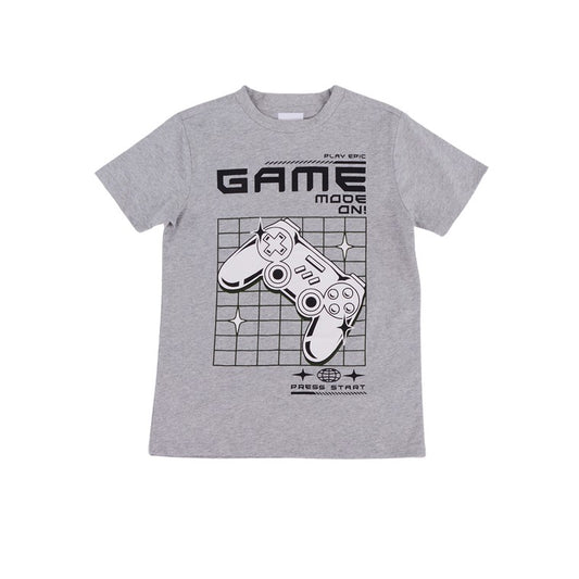 Game Mode Print Tee, Size 14