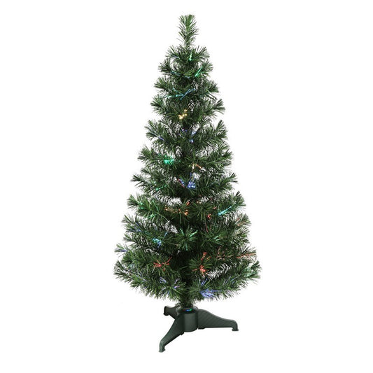 Xmas Tree Fibre Optic & LED, Pre Lit, 120cm