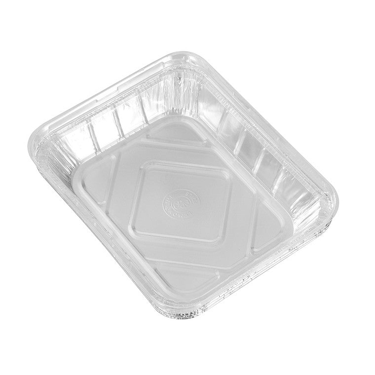 L&L Foil Tray w/ Plastic Lid, 3pk