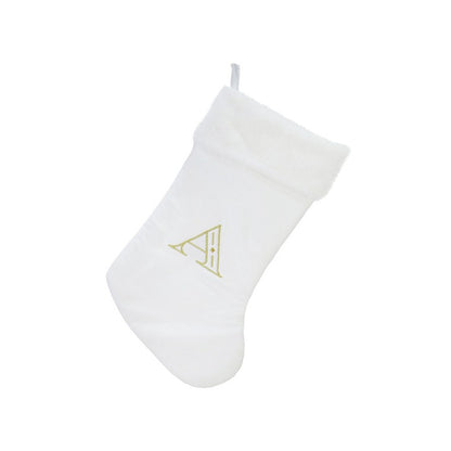 Personalised Initial Embroided Stocking, 50cm, Asstd