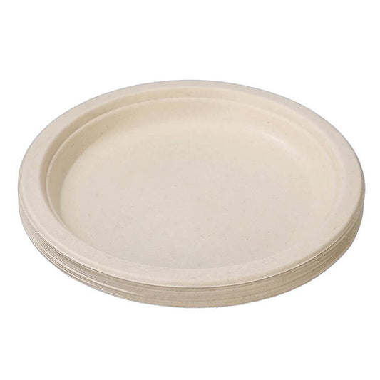 L&L Eco Side Plate, Natural, 18cm, 12pk