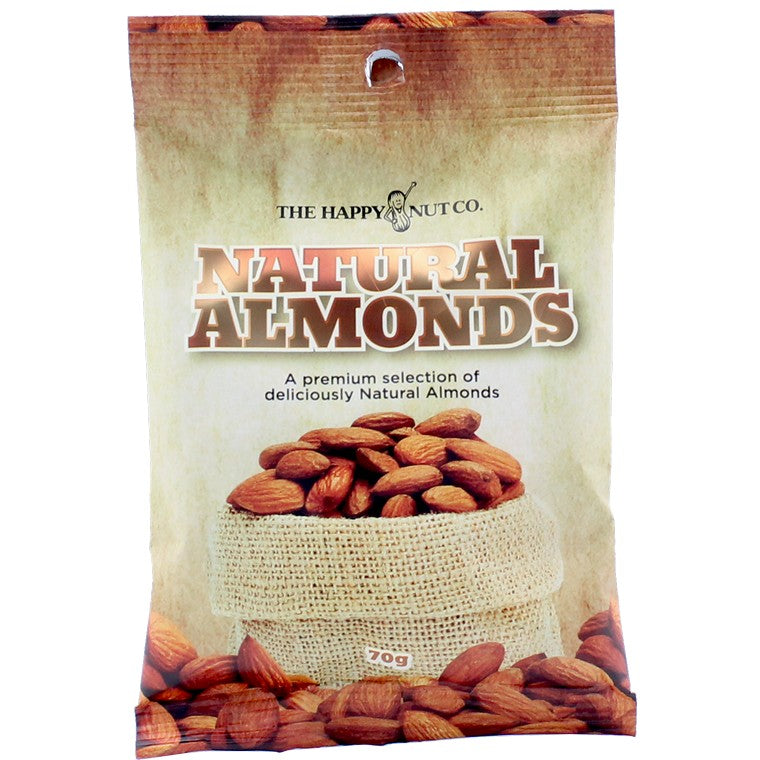 Happy Nut, Natural Almonds, 70g