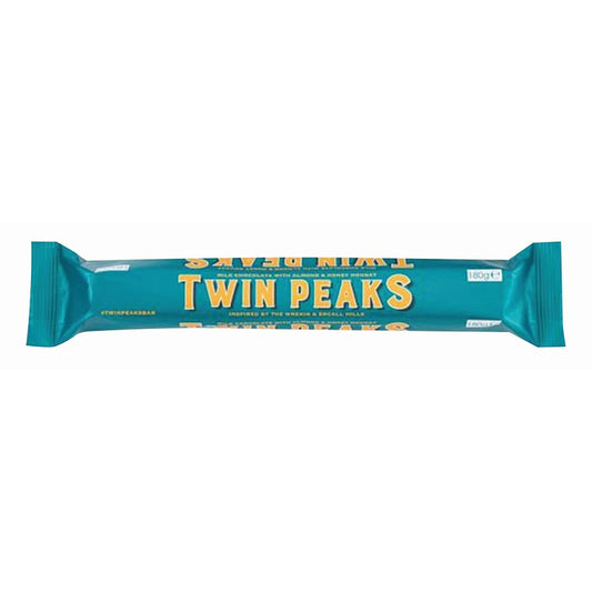 Twin Peaks, Milk Choc w/Almond and Honey Nougat Bar