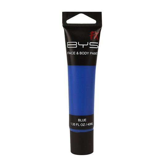 BYS Fx Face & Body Paint Tube, 40ml, Blue