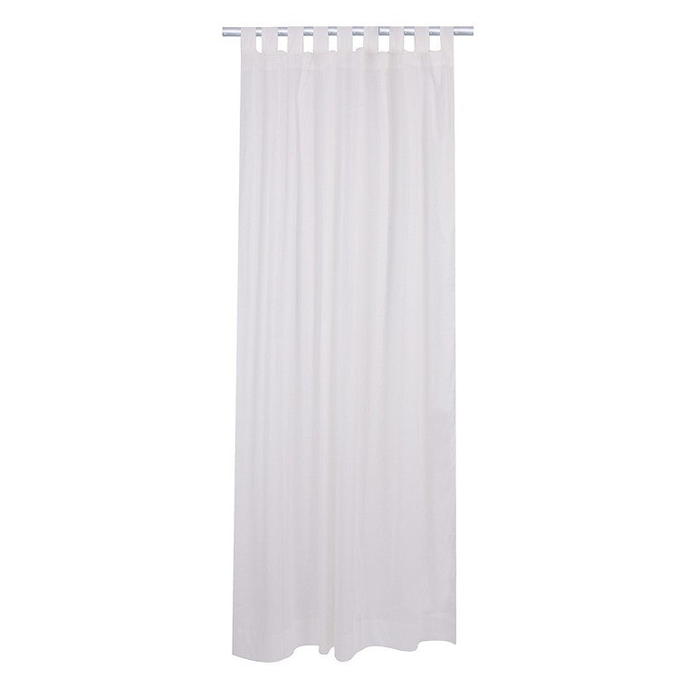 H&G Voile Curtain, White