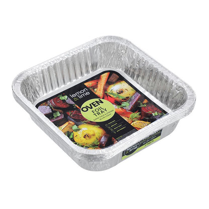 Foil BBQ Tray, 20cm, 5pk