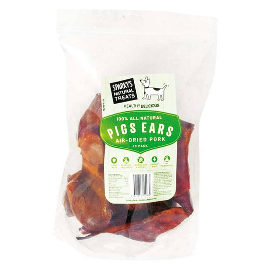 Sparky Pig Ears, 10pk