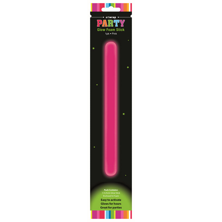 Glow Foam Stick, Pink