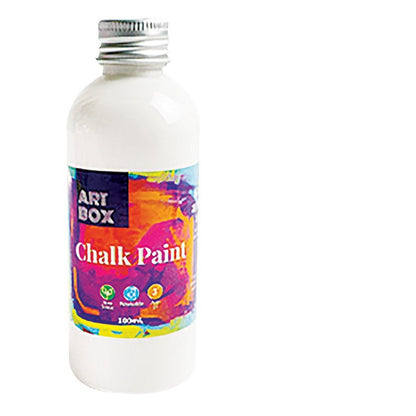 Chalk Paint 100ml, 2 Asstd Colours, Black or White