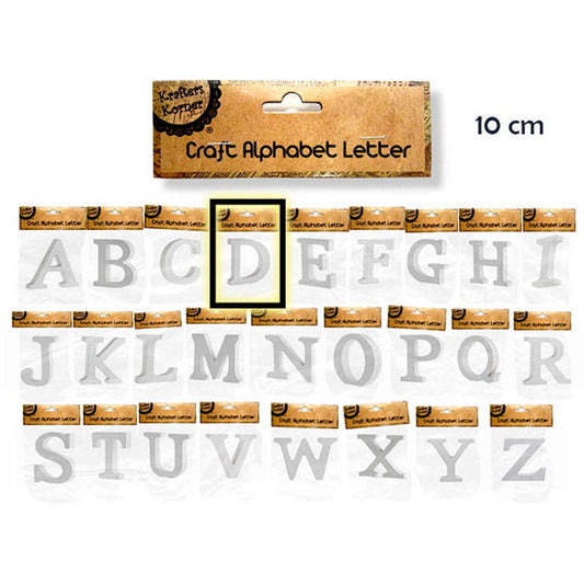 Alphabet Letters, D, 10cm