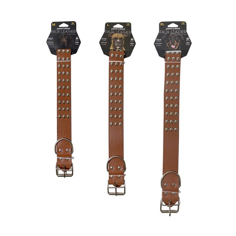 Studded Dog Collar, Asstd