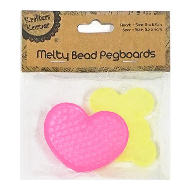 Melty Beads Mini Pegboard, 2pk, 2 Asstd Designs