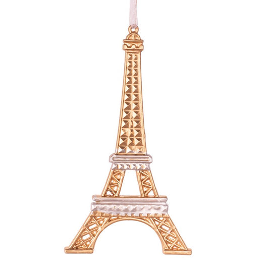 Eiffel Tower Tree Ornament, 15cm