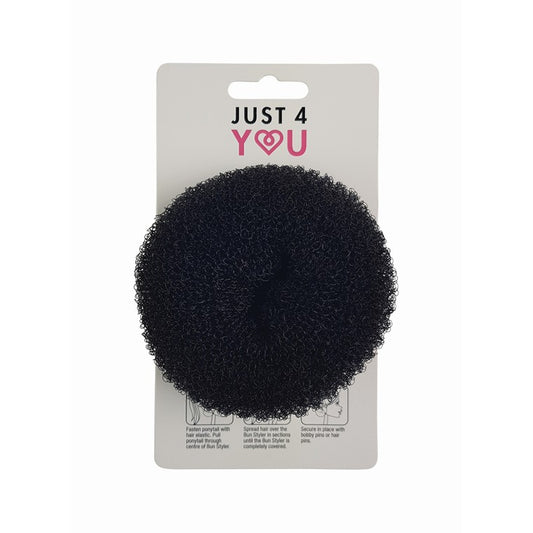 Bun Styler, Black, 8cm