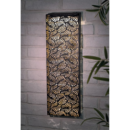 Metal Wall Art Solar Light