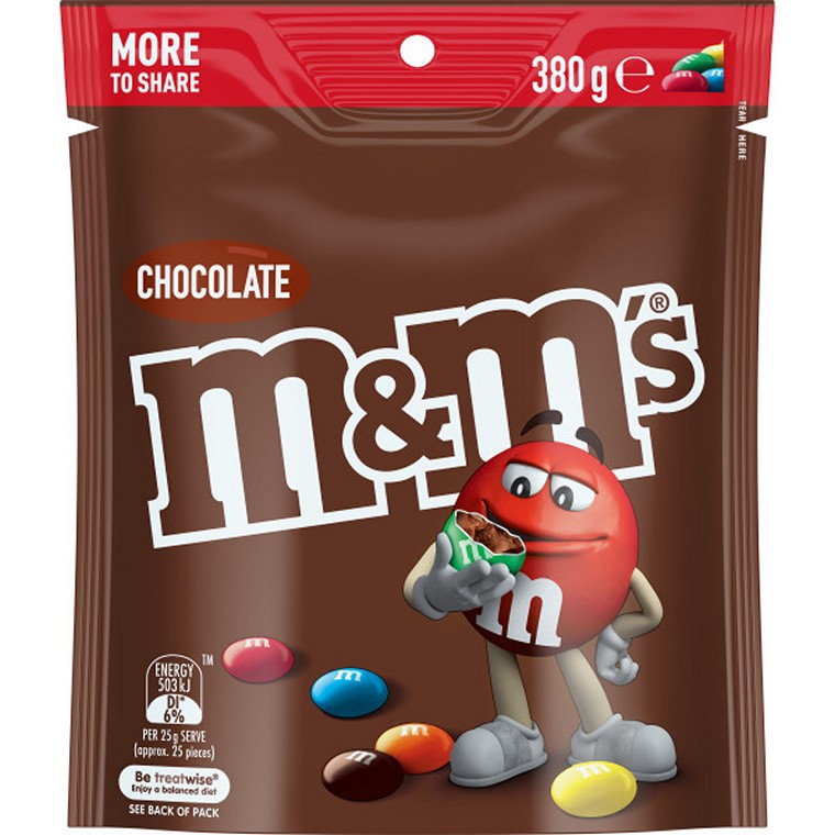 M&M's Milk Pouch, 380gm