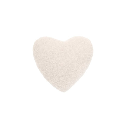 Boucle Heart Cushion, Asstd