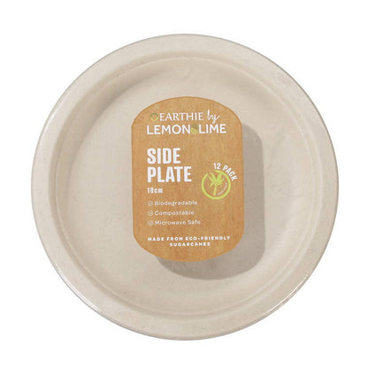 L&L Eco Side Plate, Natural, 18cm, 12pk