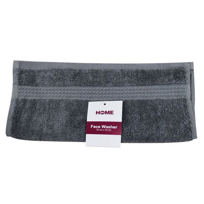 My Home Cotton Face Washer, Grey