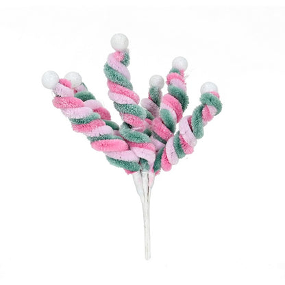 Marshmallow Spiral Mini Pick, 22cm, Asstd